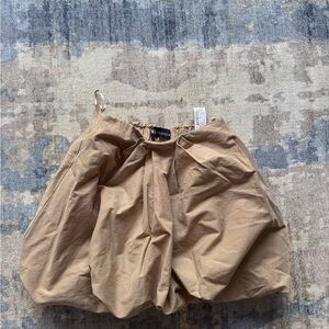 Zara Tan Mini Skirt